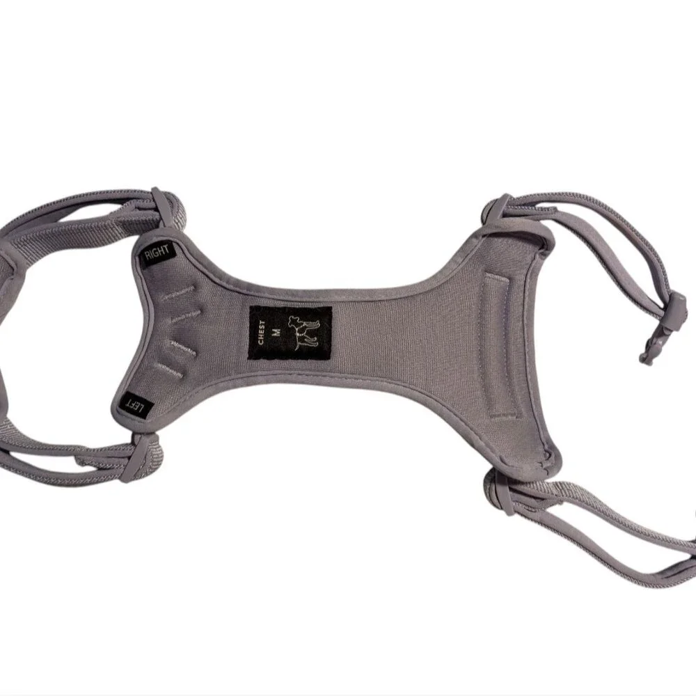 Boots & Barkley Lilac Comfort and Reflective Adjustable Dog Pet Harness, Medium